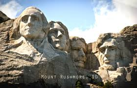 마운틴 러쉬모어 (대통령얼굴:Mount Rushmore National Memorial) 추모비